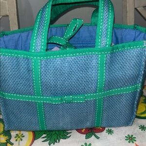 Polo by Ralph Lauren Blue and Green Tote